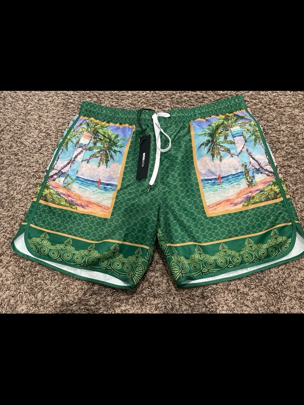 Fashion, nova nova men lavish, living, swim, trunks, XL NWT